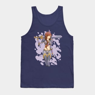 Anime Elf Warrior Girl Tank Top